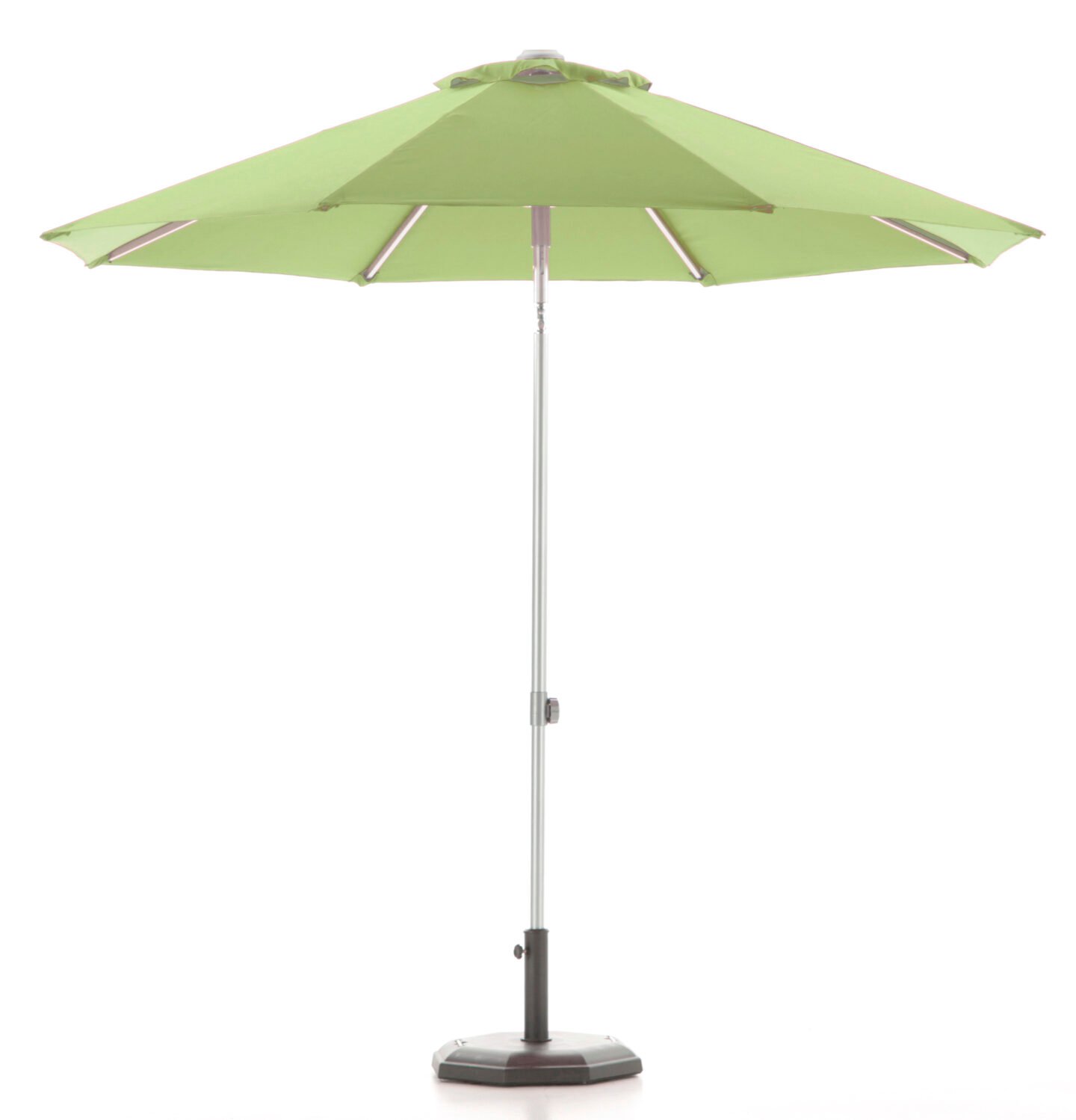 Toile de parasol rechargeable 250cm ronde Vert olive - Sunny